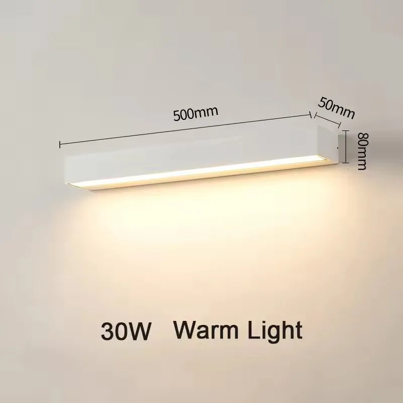 IP65 Waterproof Outdoor Wall Light Sconce - Modern Exterior Lighting Fixture for Porch, Balcony, Garden, Yard & Gate