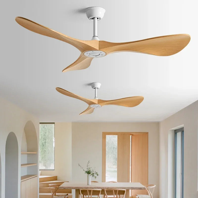 DC 35W 52Inch Ceiling Fan 3 ABS Strong Blade Restaurant Fan Support Remote Control 110V 220V Industrial Vintage Ceiling fans