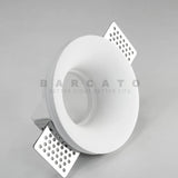 Recessed LED Downlight Ceiling Lamp GU10 Anti-Glare Embedded Gypsum Spotlight for Living Room Bedroom Hotel Aisle Home Lighting