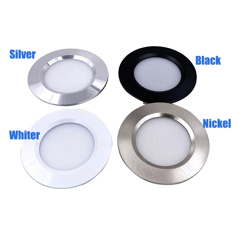 Mini LED Downlight DC12V 24V Ultra-Thin 3W 5W Embedded Room Decor Small Spotlight Ceiling Kitchen Bathroom Camping vehicle Light