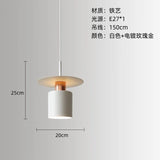 Nordic Minimalist Bedside Pendant Light - Modern Single Head Hanging Lamp