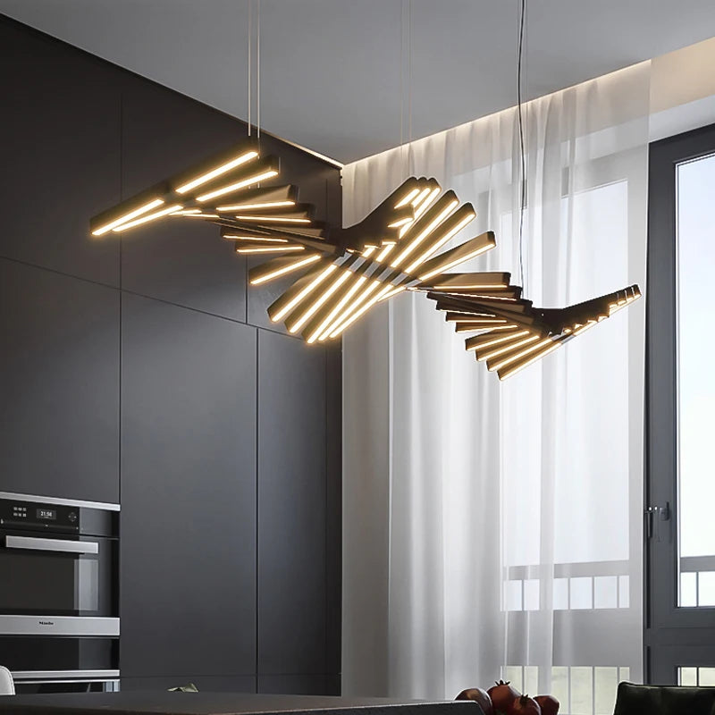 Modern LED Ceiling Chandelier Living Room Lights Home Lustre Interior Decor Dining Table Pendant Lamp Nordic Design Bar Lighting