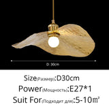 New Chinese Lotus Leaf Chandelier Zen Tea Table Hot Pot Kitchen Retro Creative Light Luxury Staircase Bar Decorative Lighting