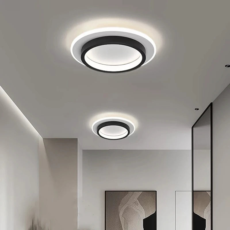 Modern Nordic LED Ceiling Light - Luxury Metal Lamp for Living Room