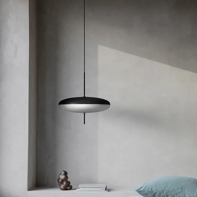 Nordic Flying Saucer LED Pendant Light - Modern UFO Design Hanging Lamp