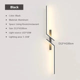 Modern Minimalist LED Strip Wall Lamp - Linear Wall Lighting Fixture for Bedroom Bedside, Living Room TV Background & Sofa Accent Decor