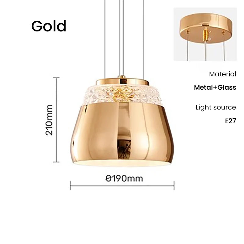 Modern Italy Designer LED Pendant Light  Nordic Dinning Room  Pendant Lamp  Home Decors Single  Luster  Light Fixture