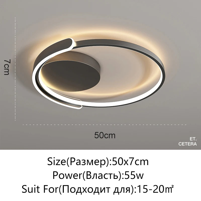 2026 Modern LED Ceiling Light - Luxury Decorative Lighting for Living Room