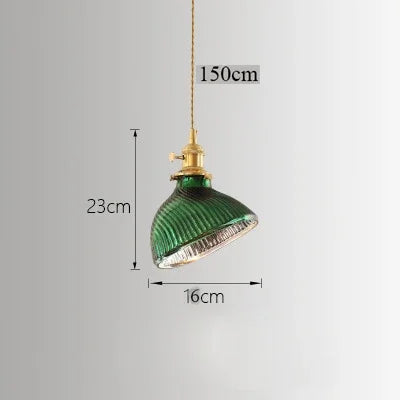 Nordic Green Minimalist Glass Light Chandelier Creative Wall Lights Personality Brass Decors Sconce Bedroom Bedside Dining Room
