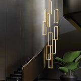 Nordic home decoration, stair chandelier, living room and dining room Pendant lights, ceiling light, indoor lighting