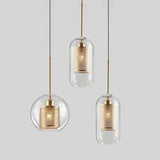 Glass Hanging Lamp Nordic Pendant Lights Dining Kitchen Lighting Fixtures  Bedroom Bedside Pendant Lamp Luminaire