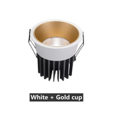 Dimmable Led Downlight Recessed Ceiling Lamp Spotlight Aluminum COB 110V 220V Home Office Store Spot led Hole 65/75/90mm
