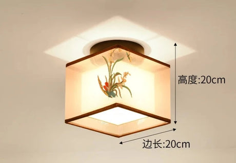 Corridor Warm Ceiling Light Hotel Villa Hotel Entrance Foyer Entrance Balcony Light