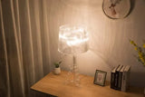 Transparent White Baroque Ghost Table Lamp Bedroom Bedside Simple Modern Creative Personality Indoor decorative desk lamp