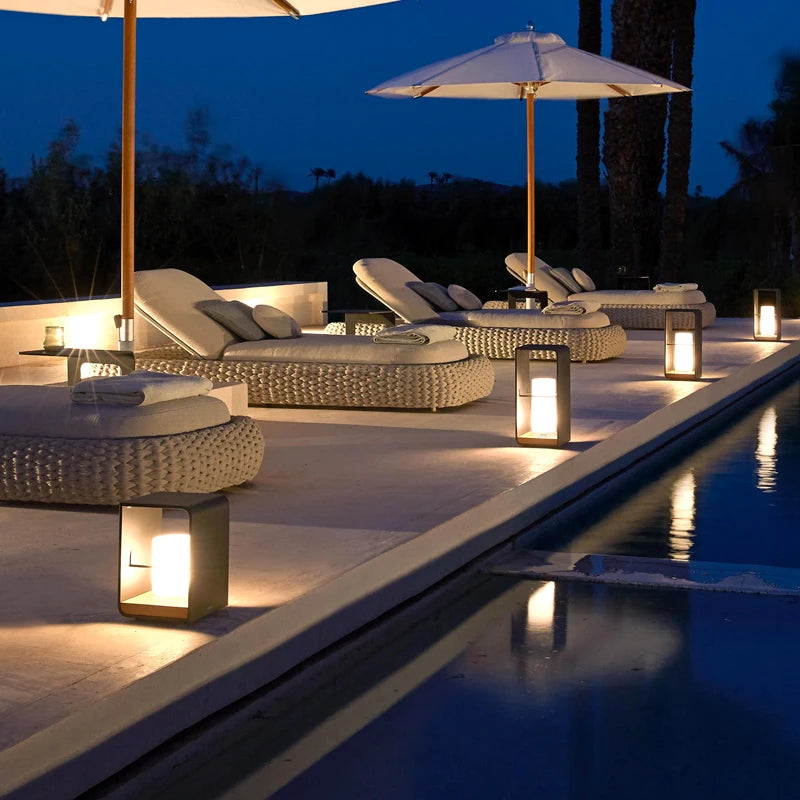 Outdoor floor lamps lawn solar LED outdoor lighting outdoor courtyard decoration outdoor courtyard lights non solar lights