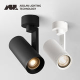 Aisilan LED Ceiling Spotlight Dimmable Zoomable Adjustable Narrow Beam Angle 10-55°  Focus Light for Showcase Mural Accent Lamp