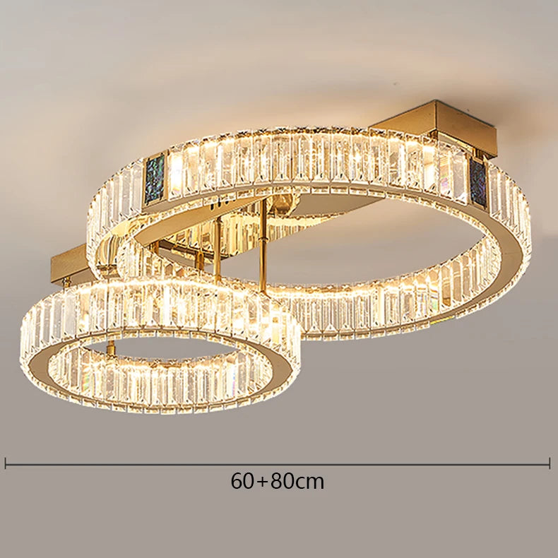 home decorationPendant lights, luxury crystal living room chandelier, bedroom Pendant lamp, ceiling light, indoor lighting