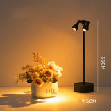 Creative Retro LED Touch Desk Lamp Charging High Pole Spotlights Decoration Lamp Bar Cafe