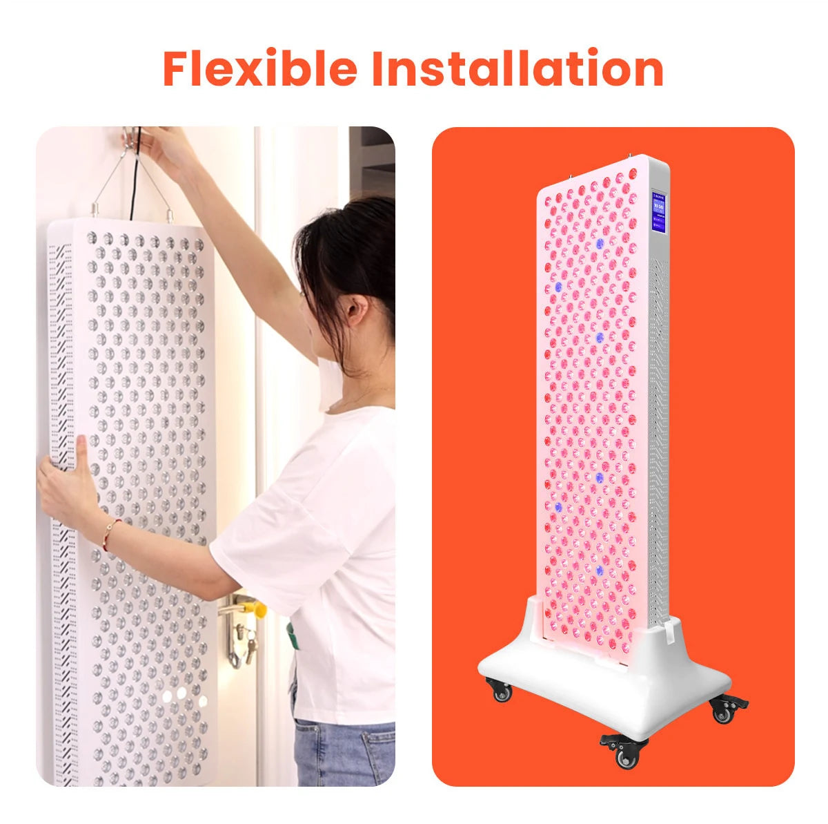 Red Light Therapy LED Panel -630nm 660nm 810nm 830nm 850nm Red Light Panel Home Use