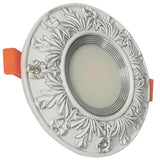 American Pastoral Resin Carving Led Downlight Living Room Restaurant Aisle Lighting Fixtures Loft 7W 5W 220V Recessed Spot Lamp