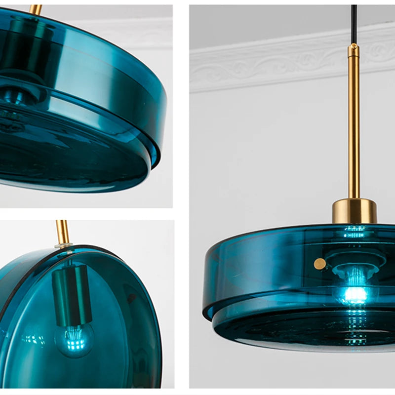 Nordic Designer Pendant Lights Modern Glass Hanglamp For Dining Room Bedroom Loft Decor Bar Luminaire Suspension Light Fixtures
