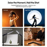 Ulanzi FOLD15 Foldable Handheld Stick Light - 2500K-9000K Dimmable RGB Video Light