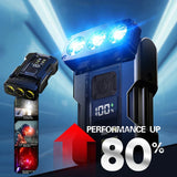Portable Mini Keychain Flashlight Led Bright EDC Torch Magnetic Cap Clip Lamp Flash Light Outdoor Camping Fishing Tools