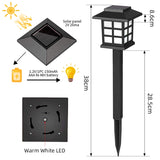 LED Solar Pathway Lamp Waterproof Outdoor Lawn Light Garden Patio Decor Landscape Energy Lighting forWalkway Yard Led Solar Lamp