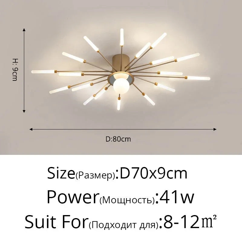 2026 New Creative Modern Led Chandelier for Studyroom Bedroom Kitchen Hall Lighting Decor Indoor Lamp Warm Home Pendant Lustre