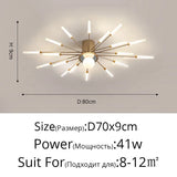 2026 New Creative Modern Led Chandelier for Studyroom Bedroom Kitchen Hall Lighting Decor Indoor Lamp Warm Home Pendant Lustre