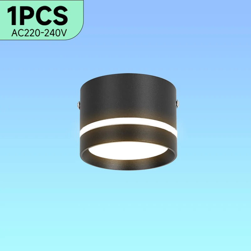 Surface Mounted Ceiling Downlight Lamp Spotlight 5/10/15w Cob Led Spot Lights Ceiling Fixtures Lighting For Bedroom Kitchen Home