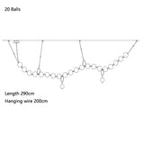 Modern creative staircase long pendant light Nordic light luxury restaurant clothing store showcase bar counter round light