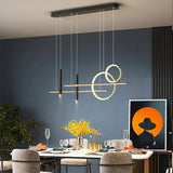 Minimalist LED Hanging Light Fixture - Contemporary Pendant Lighting for Dining Room
