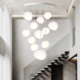Nordic home decoration, stair chandelier, living room and dining room Pendant lights, ceiling light, indoor lighting