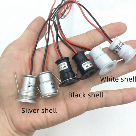 IP65 Mini Spotlight Dimmable Indoor Spot Led 12V Kitchen Cabinet Downlight DIY Stairs Light 1W Recessed Spots Ceiling Lighting