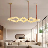 Dining Room Alabaster Chandelier Spanish Marble Ceiling Pendant Lights For Kitchen Living Room Loft Desiginer Marble Chandeliers