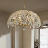 Nordic Modern Crystal Chandelier Pendant Light For Living Room Bedroom Dining Room Bar Kitchen E14 Bulb Decorate Hanging Lamp