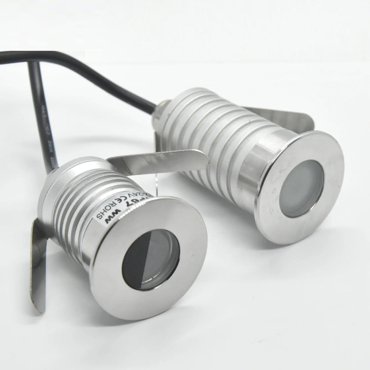 Spotlight Sauna Stair Lamp Mini Stainless Steel IP67 1W CREE 12V 24V LED Downlight Outdoor Garden Pool Buried Spot Lighting