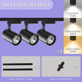 Led Track Light Spot Led Rail Lighting COB Light Fixture Led Spot Lights 220v Ceiling spots Lamp For kitchen Clothing Shop Store
