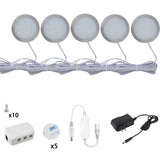 Tuya Wifi 12V LED Under Cabinet Lighting Dimming White/ Warm White Kitchen Counter Furniture Lighting Kit for Alexa Google Home