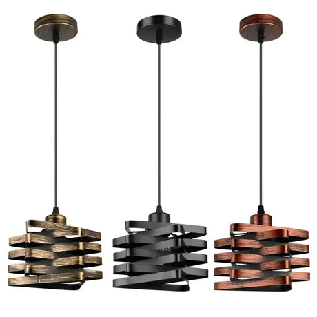 Vintage Industrial Style Lamp Bedside Chandelier  American Retro Living Room Bedroom Chandelier Wrought Iron Lamp