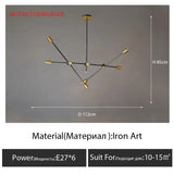 American retro industrial wind chandelier Nordic minimalist personality restaurant living room bar cafe clothing store lighting