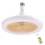 30W Ceiling Fan with Lamp E27 Converter Base Silent Cooling Fan Light Remote Control Home Chandeliers 3 Speed Fan for Bedroom