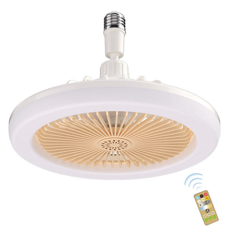 30W Ceiling Fan with Lamp E27 Converter Base Silent Cooling Fan Light Remote Control Home Chandeliers 3 Speed Fan for Bedroom