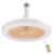 30W Ceiling Fan with Lamp E27 Converter Base Silent Cooling Fan Light Remote Control Home Chandeliers 3 Speed Fan for Bedroom