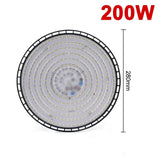 220V UFO LED High Bay Light (100W/150W/200W) - Super Bright IP65 Waterproof Industrial Lighting for Warehouse & Factory