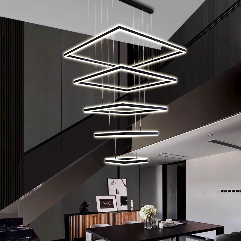 Modern home decor ring led lights pendant light lamps for living room Chandeliers for dining room hanging light indoor lighting