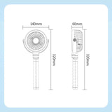 Portable Rechargeable Octopus Baby Stroller Fan - USB Flexible Desk Fan with Night Light
