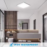 4W Square Tuya WiFi LED Ceiling Light Dimmable RGBCW Lamp with Remote Control for Living Room Bedroom Decor and Ambient Light
