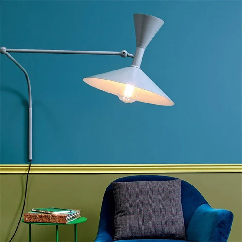 Rotary Wall Lamp Sconce Light  Adjustable Up and Down Lighting For Living Room Bedroom